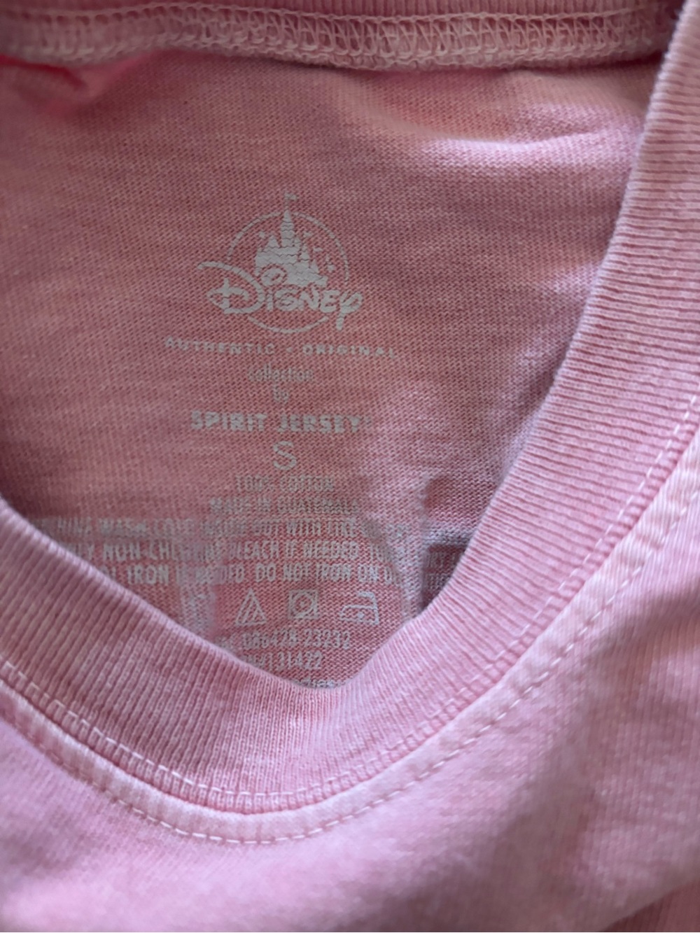 Disney Pink Short Sleeve women’s - Spirit Jersey Logo